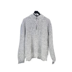 Calvin Klein Men's 100% Cotton Heavy Knit Sweater - Grey, Size XL